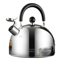 美厨烧水壶304不锈钢3L加厚鸣音锌合金壶嘴电磁炉通用MCH5503