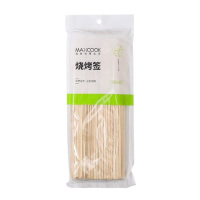 美厨竹签烧烤签烧烤针穿肉签烤针配件200支MCPJ7194