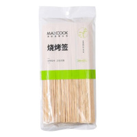 美厨竹签烧烤签烧烤针穿肉签烤针配件250支MCPJ7200