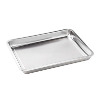 美厨餐盘304不锈钢32cm盘子长方形加深餐盘MCFT2359