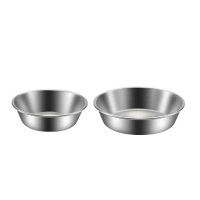 美厨调料碟304不锈钢味碟碟子家用餐具2只装MCPJ1825