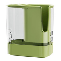 美厨刀筷架厨房置物架沥水架收纳架台面架绿色MCZW4329