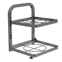 美厨置物架二层厨房置物架下水槽锅架可调节MCZW5953