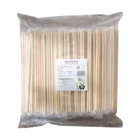 美厨筷子205mm*5.5mm一次性圆竹筷180双MCK8335