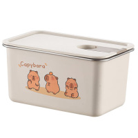 美厨保鲜盒2100ml长方形304不锈钢卡皮巴拉系列MCFT9591