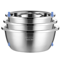 美厨洗菜盆套装三件套304不锈钢加大加厚洗菜盆MCWA958