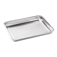 美厨方盘50cm加深长方形餐盘304不锈钢盘子MCFT6593