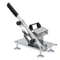 美厨切片器不锈钢牛羊肉卷机切肉机加长款MCPJ8113