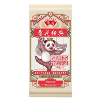鲁花挂面经典熊猫六艺活性麦芯椭圆早餐面拌面热干面600g*1包