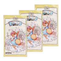 三只松鼠饼干日式小圆饼即食小吃零食早餐充饥100g*3袋