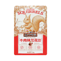 三只松鼠兰花豆麻辣味休闲零食即食蚕豆小吃110g*1袋