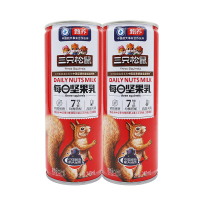 三只松鼠坚果乳早餐奶饮料坚果汁罐头组合饮品240ml*2罐