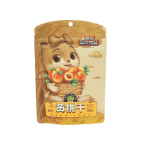三只松鼠黄桃干休闲零食果脯蜜饯水果干黄桃干106g*1袋