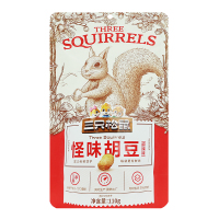 三只松鼠怪味胡豆休闲零食微辣豆子坚果炒货干果小吃110g*1袋