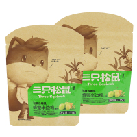 三只松鼠蜂蜜半边梅李子水果干酸甜开胃零食解馋小吃116g*2袋