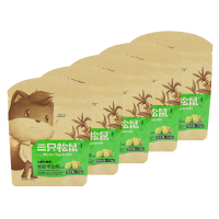 三只松鼠蜂蜜半边梅李子水果干酸甜开胃零食解馋小吃116g*5袋