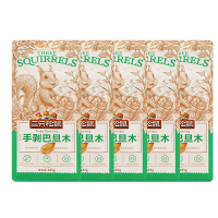三只松鼠巴旦木休闲手剥巴达木零食坚果干果香脆小吃185g*5袋