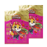 三只松鼠螺蛳粉柳州正宗特产螺狮粉方便速食300g*2袋