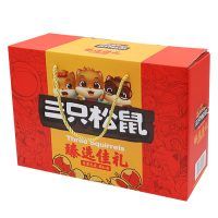 三只松鼠肉食礼盒9袋装麻辣香辣小吃大礼包1024g*1箱