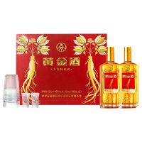 五粮液白酒人参枸杞酒52度浓香型白酒480ml*2瓶