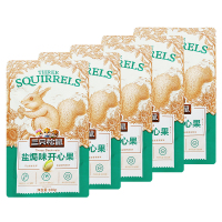 三只松鼠开心果休闲小吃零食盐焗味香酥甄选坚果100g*5袋