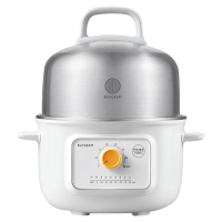 北鼎电蒸锅1.5L小电锅304不锈钢多功能蒸煮锅雪地白G32