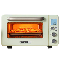 北鼎电烤箱速热全自动多功能家用台式加热小烤箱浅杉绿T10