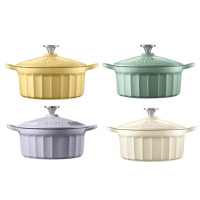 北鼎炖锅22cm家用煲汤珐琅锅铸铁锅CP521(颜色随机)