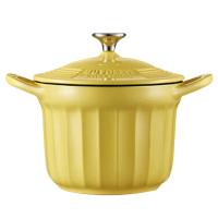 北鼎炖锅16cm小圆锅双耳焖煮锅铸铁锅CP541(颜色随机)