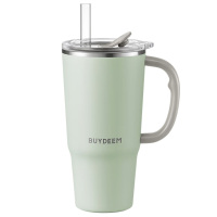 北鼎保温杯750ml便携水杯316L不锈钢浅杉绿DS57