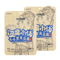 三只松鼠臭豆腐七千里豆干零食风味香辣解馋小吃120g*2袋