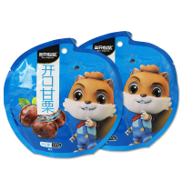 三只松鼠开口甘栗休闲坚果零食小吃干果炒栗子120g*2袋