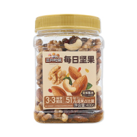 三只松鼠每日坚果新款休闲坚果果干零食小吃大礼包400g*1罐