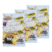 三只松鼠惊奇脆发酵饼干休闲咸香酥脆小麦粉即食小吃零食50g*3袋