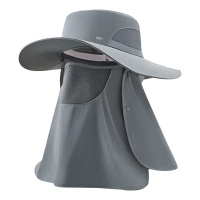 蕉下防晒面罩款渔夫帽男士全防护防晒帽TS57424(颜色随机)
