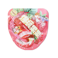 三只松鼠爆破果果糖草莓味软糖独立小袋休闲糖果小吃40g*1袋