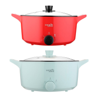 乐扣乐扣电火锅5L多功能多用途锅EJP1157RED(颜色随机)