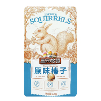 三只松鼠原味榛子带壳香榛零食小吃休闲炒货食品坚果120g*1袋