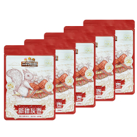 三只松鼠新疆灰枣即食免洗枣休闲小吃红枣零食150g*5袋