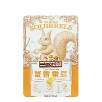 三只松鼠蟹香蚕豆休闲零食特产炒货蟹黄味解馋小吃205g*1袋