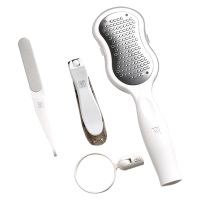 双立人足部护理套装四件套磨脚石放大镜89006-402-0-APAC