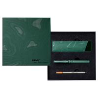 凌美宝珠笔0.7mm三角形笔握暗夜绿野奢套装狩猎者系列宝珠笔(颜色随机)