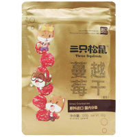 三只松鼠蔓越莓干即食休闲零食小吃烘焙酸甜水果干100g*1袋