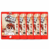 三只松鼠手撕鸭肉麻辣味独立装便携小吃休闲解馋零食80g*5袋