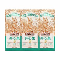 三只松鼠开心果奶油味坚果香脆鲜香零食休闲开口干果185g*3袋