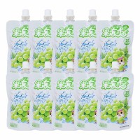 三只松鼠果冻爽洛神葡萄味果冻孩子解馋小吃零食150g*10袋