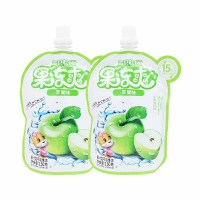 三只松鼠果冻爽苹果味果汁饮料果冻孩子解馋小吃零食150g*2袋