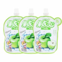 三只松鼠果冻爽苹果味果汁饮料果冻孩子解馋小吃零食150g*3袋