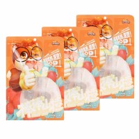 三只松鼠棒棒山楂糖儿童山楂片独立包装休闲零食108g*3袋