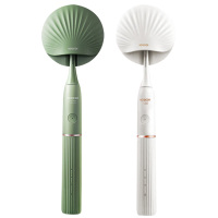 素士电动牙刷小团扇灭菌刷杀菌净白声波牙刷挂墙式D2(颜色随机)